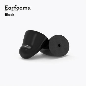 Flare Audio Earshade memory foam tips Black