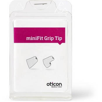 Oticon - Bernafon - GripTip Small - geen venting - 2 Stuks RECHTS - Hoortoestel tip - Dome