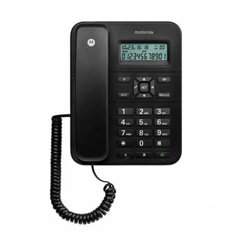 Motorola CT202 zwart vaste telefoon