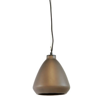 Light & Living - Hanglamp DESI - Ø22.5x25cm - Brons