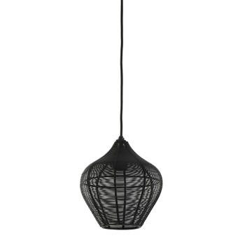 Light & Living - Hanglamp ALVARO - Ø20x22cm - Zwart