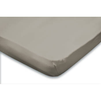 Eleganzzz Topper Hoeslaken Jersey Katoen Stretch - mushroom 160x210/220cm - 180x200cm