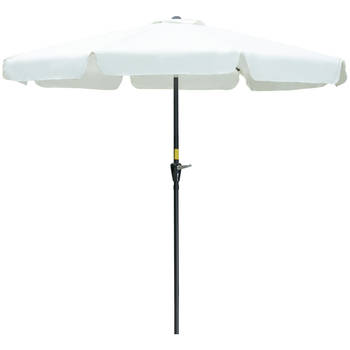 Parasol - Parasols -- Tuin - Zonwering - Tuinparasol - Ø2,66 m - Beige