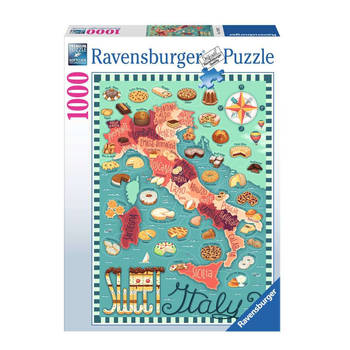 Ravensburger Map of Italy - Sweet (1000)