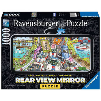 Ravensburger puzzel rear view politie achtervolging 1000 stukjes (6135871)