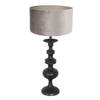 Anne Light and home tafellamp Lyons - zwart - metaal - 40 cm - E27 fitting - 3483ZW