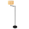 Mexlite vloerlamp Bella - zwart - - 3885ZW