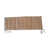 Tuinbank kussen Beige 150 x 40 x 4 cm Rechthoekig