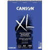 Canson tekenblok XL Mix Media 300 g/m² ft A3, blok met 30 vellen 5 stuks