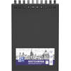 Oxford schetsboek, 50 vel, 100 g/m², ft A5, zwart 5 stuks