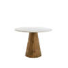 Light & Living - Tafel LEYDA - Ø100x78cm - Wit