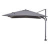 Garden Impressions Hawaii zweefparasol 3x3 m. Donker grijs + led