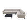 VDG Boavista/Cuba Sunbrella loungeset - Nature Grey - 4-delig - Rechts