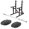 Gorilla Sports Squat Rack met 60 kg Olympische Halterset - Professioneel - Power Rack - Halter met Gewichten