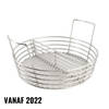 Rvs houtskool mand Grill Guru