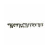 Lint Merry Christmas 20mm zilver