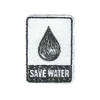 Applicatie Save water 66mmx46mm