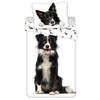 Animal Pictures Dekbedovertrek Border Collie - Eenpersoons - 140 x 200 cm - Katoen