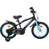 AMIGO Jongensfiets BMX Jump 16 Inch 25,5 cm Jongens Terugtraprem Zwart/Blauw