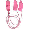 Ear Gear - Mini Curved - Roze - met koord - hoortoestellen - tegen vocht en wind