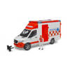 Bruder MB ambulance met chauffeur