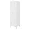 Archiefkast kast 1-deurs 38x38x137,5 cm wit staal ML design