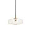 Light & Living - Hanglamp PLEAT - Ø40x17cm - Helder