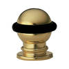 AMIG Deurstopper/deurbuffer - 1x - D22mm - inclusief schroeven - goud - Deurstoppers