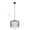 DKNC - Hanglamp George - Metaal - 36x36x28cm - Brons