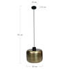 DKNC - Hanglamp Alice - Metaal - 35x35x31cm - Brons