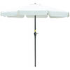 Parasol - Parasols -- Tuin - Zonwering - Tuinparasol - Ø2,66 m - Beige