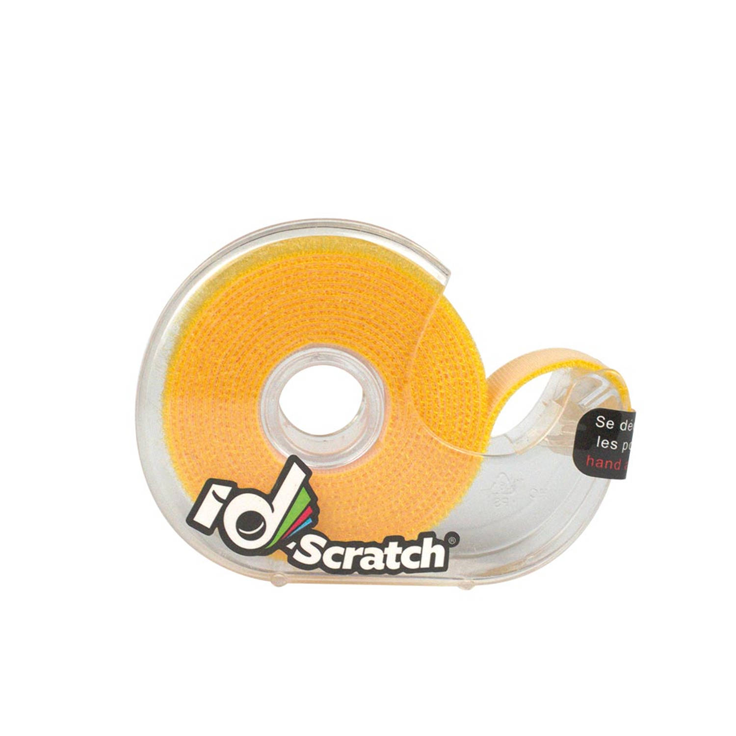 ID-Scratch - Klittenband - rol 2m x 2cm - gele kleur