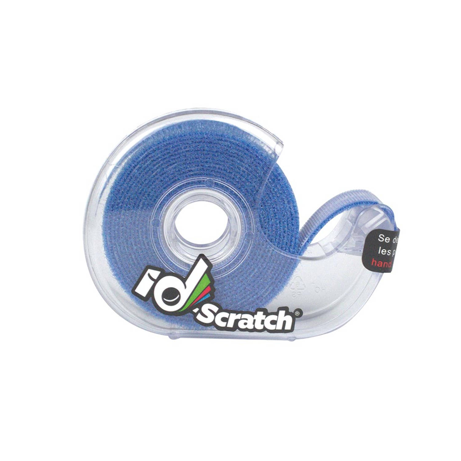 ID-Scratch - Klittenband - rol 2m x 2cm - kleur blauw