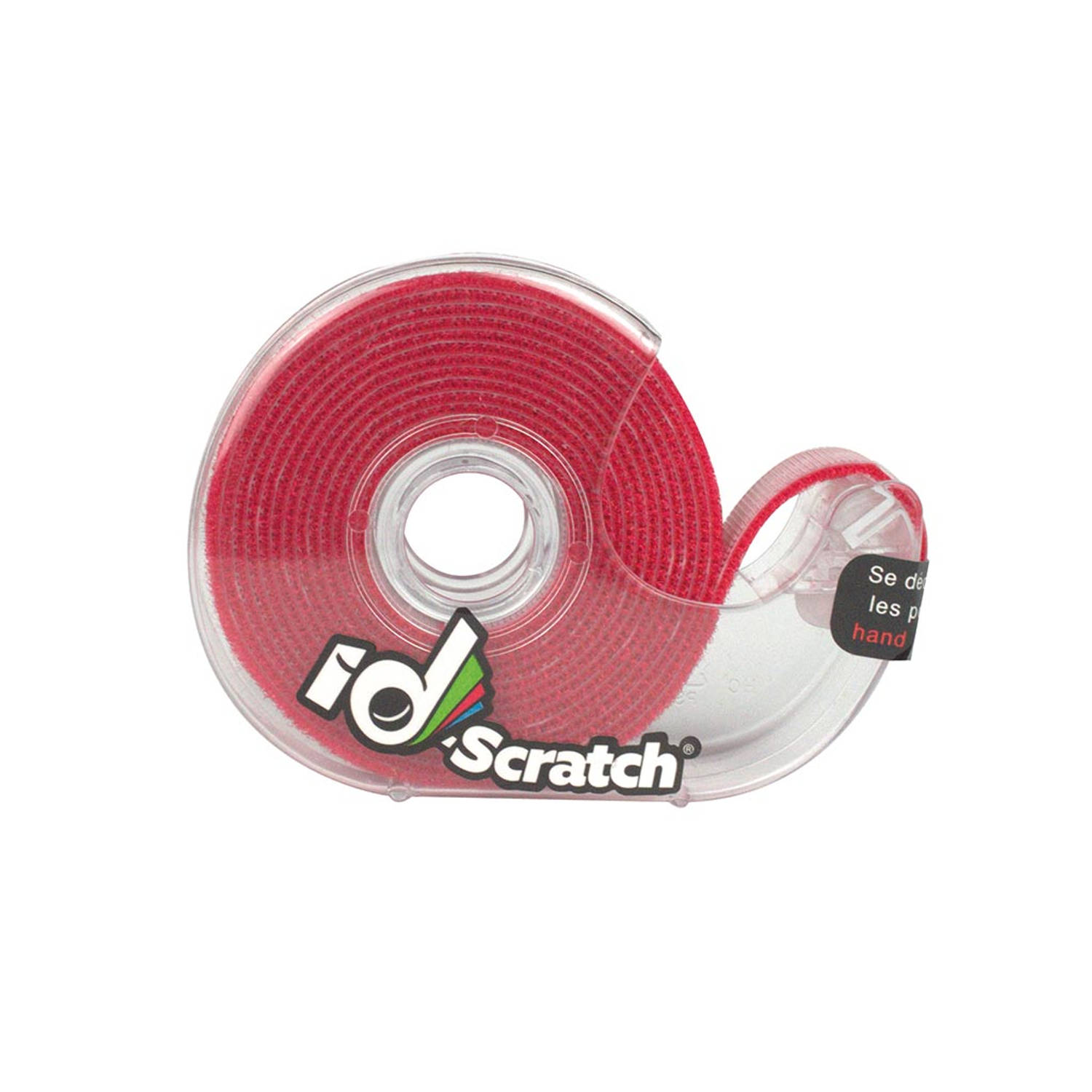 ID-Scratch - Klittenband - rol 2m x 2cm - rode kleur