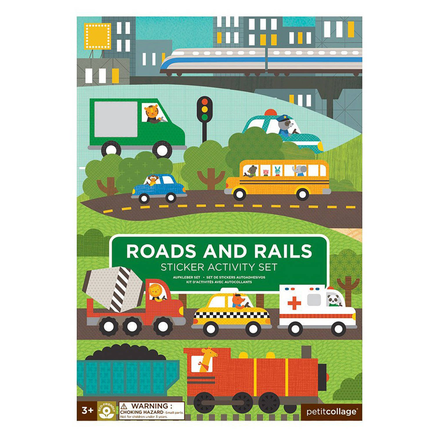 Roads & Rails Sticker Activity