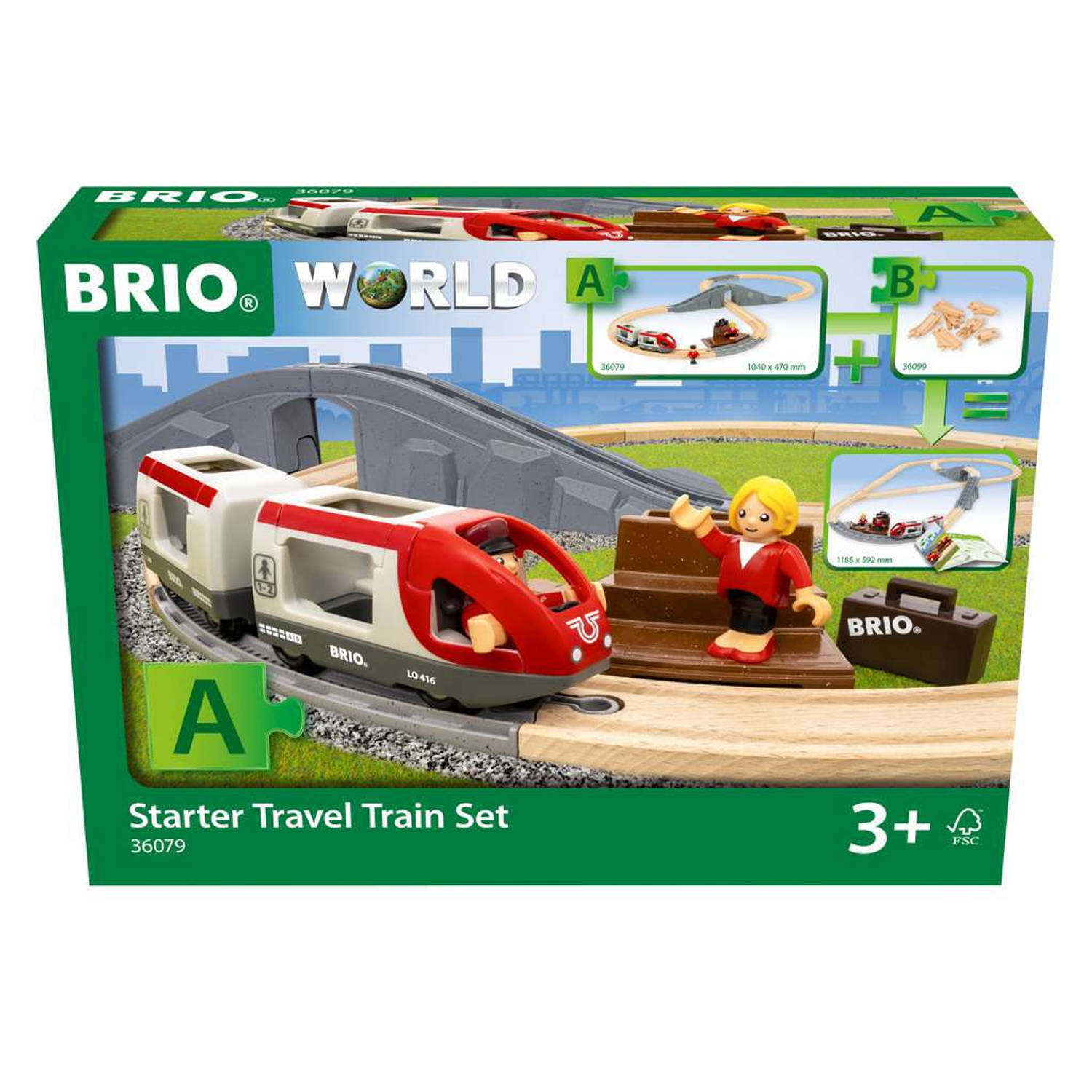 Brio World Starter Travel Train Set