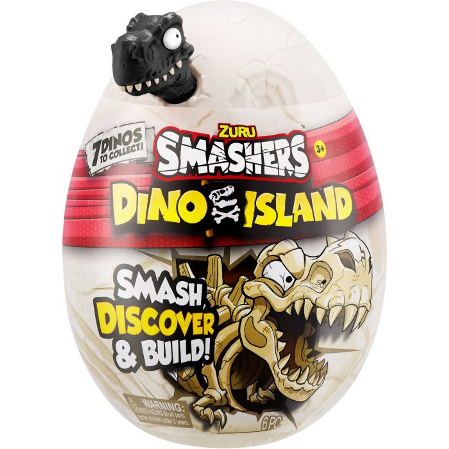 Zuru Smashers Dino Island Nano Egg - 6 verassingen - Met slijm