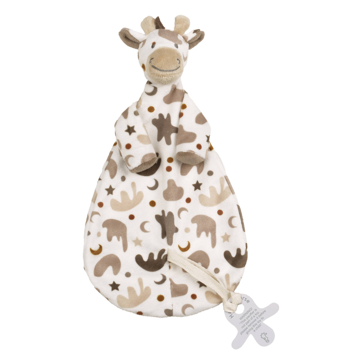 Happy Horse Giraf Gino Knuffeldoekje - Bruin - Baby cadeau