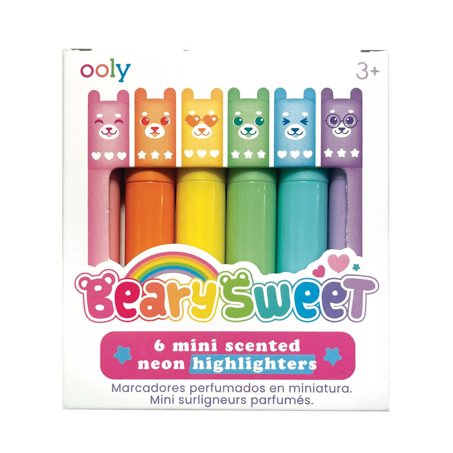 Ooly - Beary Sweet Mini Scented Highlighters