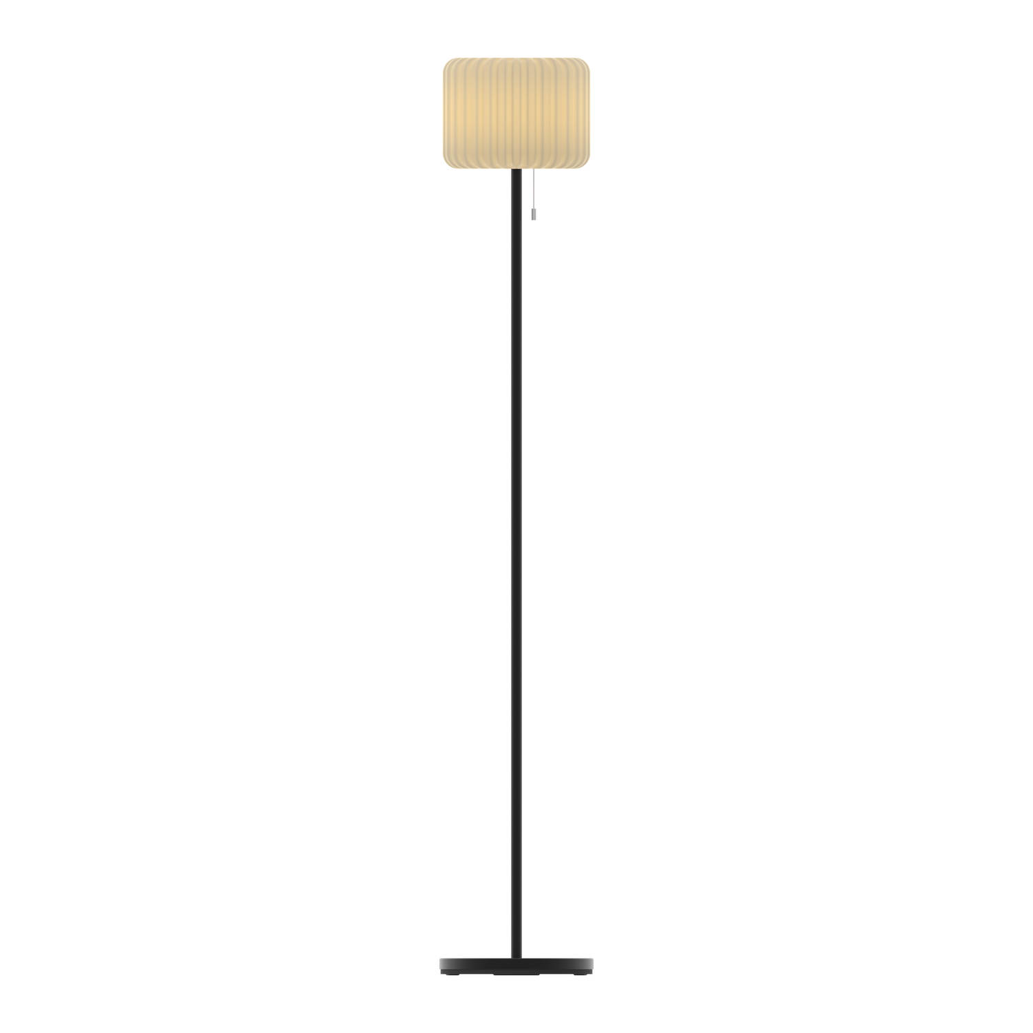 Calex Zonne-energie Vloerlamp Latina - Oplaadbaar - Staande lamp voor Buiten - Draadloos - Dimbaar - Warm Wit Licht & RGB - Waterdicht - Decoratie voor Tuin - Sfeerverlichting - Zw