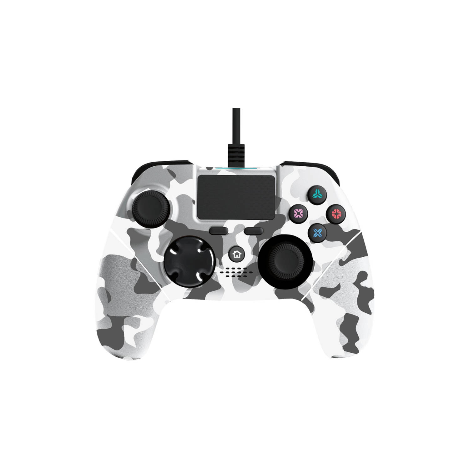 X Rocker - Playstation 4 controller - Met Draad - Wit - White Camo