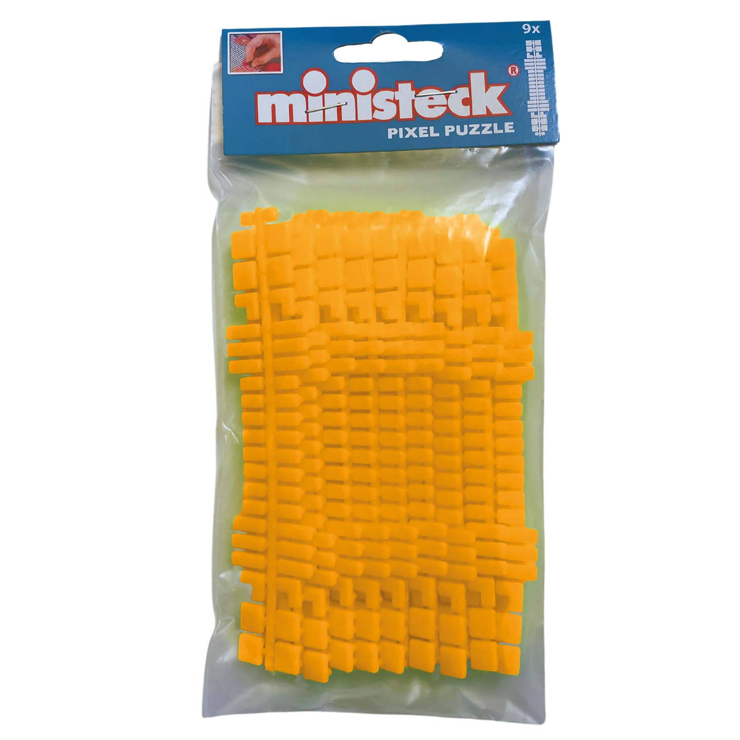 Ministeck Ministeck / Neon Oranje Colorstripes 9 strips - Polybag