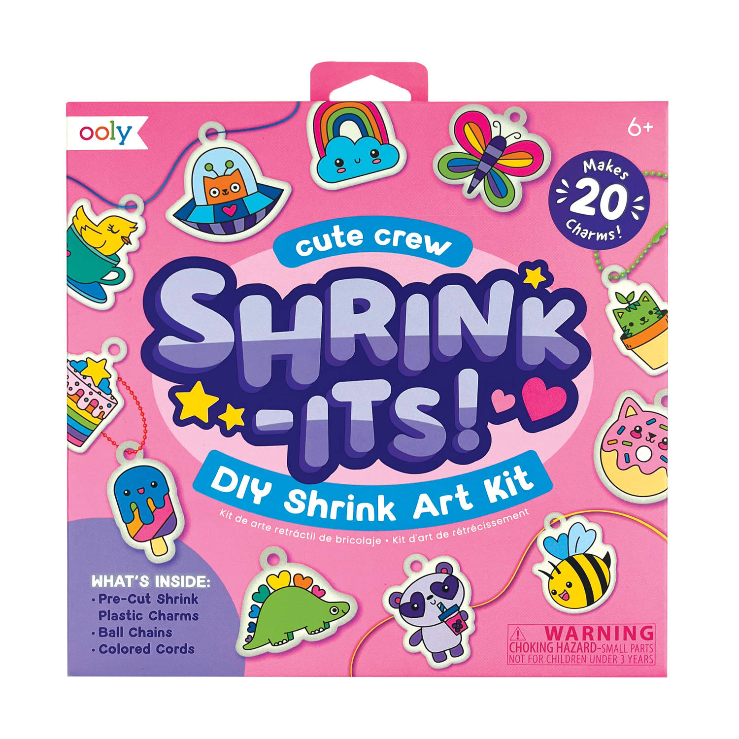 Ooly - Shrink-Its! D.I.Y. Shrink Art Kit - Cute Crew