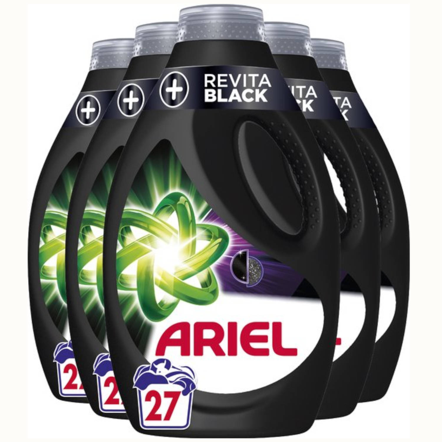 5x Ariel Vloeibaar Wasmiddel +Revita Black 1220 ml