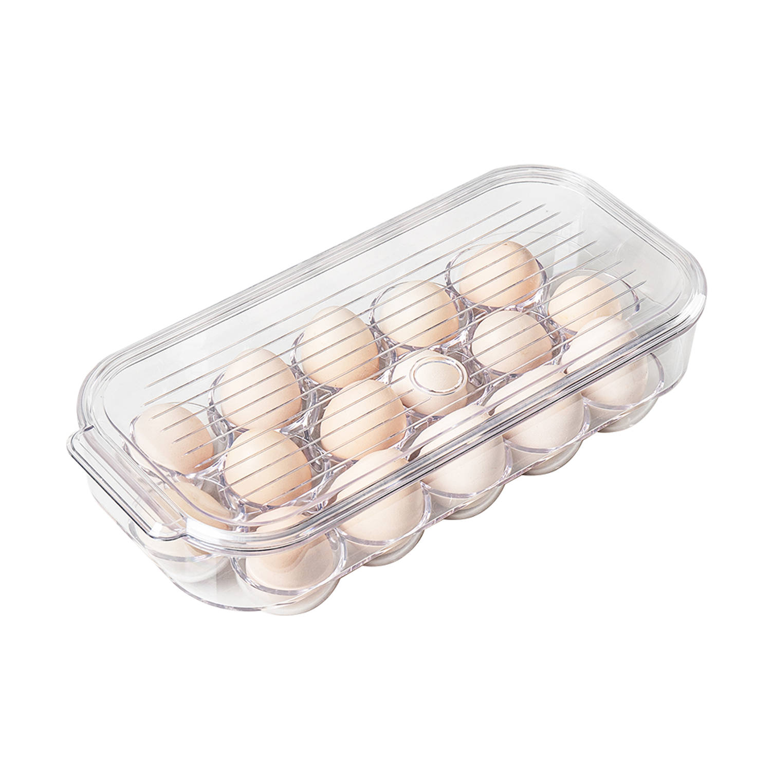 Clever Storage Eierhouder met deksel - 8805 - Stapelbaar, Met deksel, Anti-slip, BPA-vrij