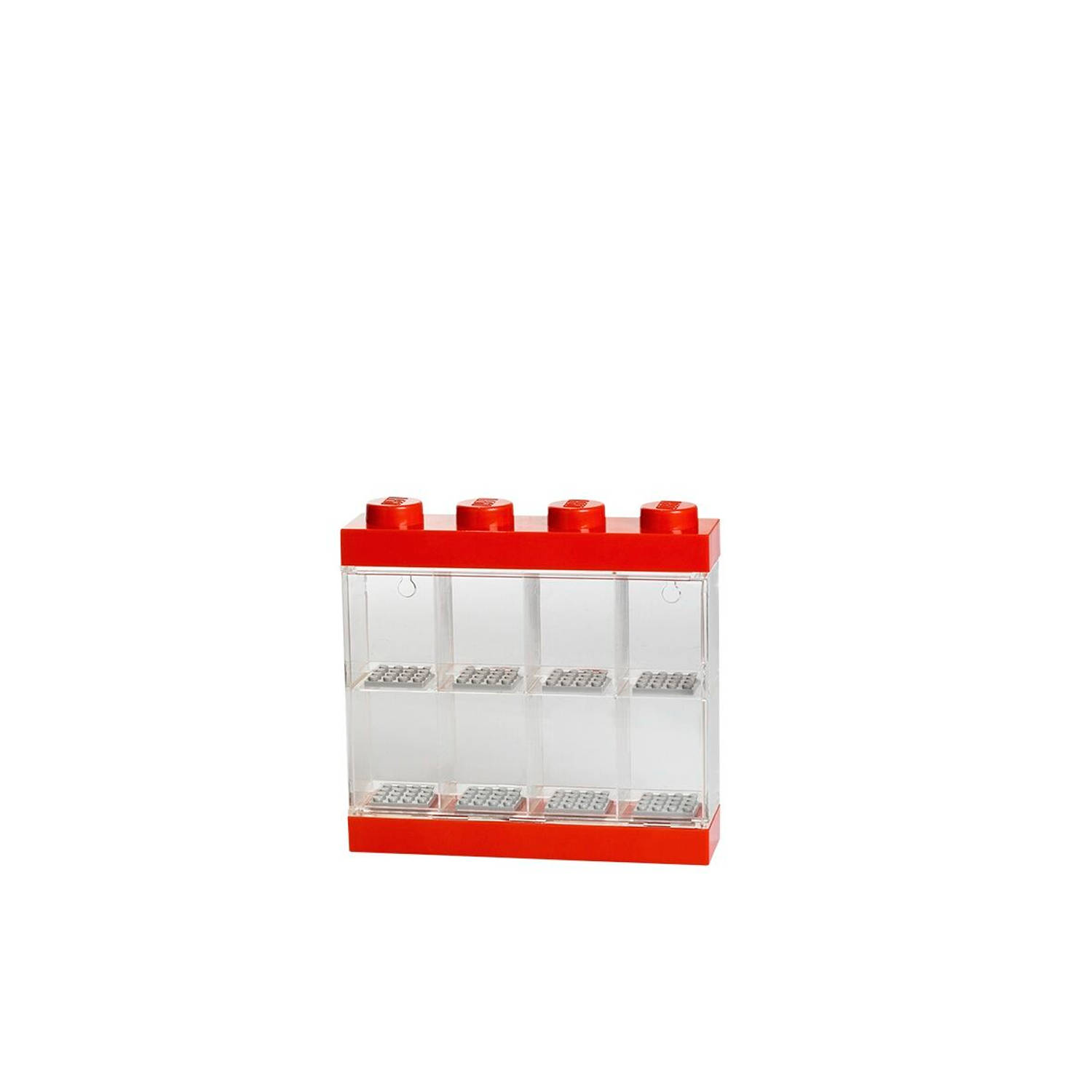 Opbergbox Lego: Minifigures Rood 8-delig