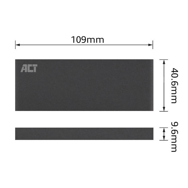 M.2 SATA SSD-behuizing, USB 3.2 Gen1