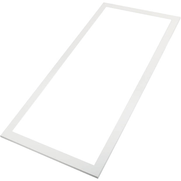 LED Paneel - Aigi - 60x120 Helder/Koud Wit 6000K - 60W Inbouw Rechthoek - Mat Wit - Flikkervrij