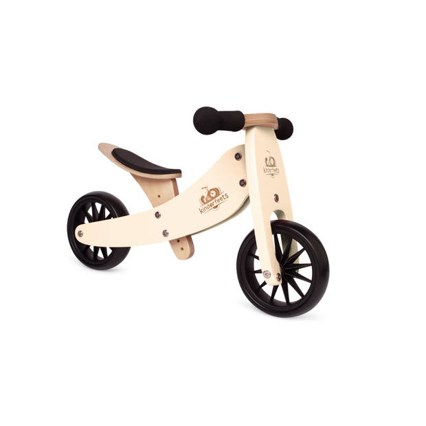 Kinderfeets 2-in-1 houten loopfiets & driewieler vanaf 1 jaar Tiny Tot - Cream