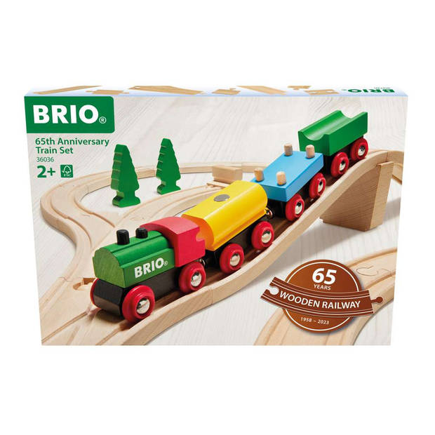 Brio 65e Verjaardag Trein Set